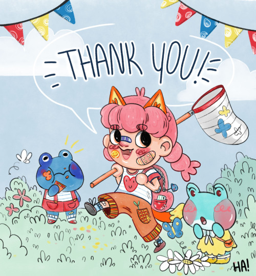 Thank you ! Thank you for your likes, reblogs and your subscriptions. I’m very happy you liked