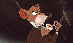 disneyyandmore-blog:  Must See Movies: The Great Mouse Detective“There’s always a chance, Doctor, as long as one can think!”  The Great Mouse Detective was one of my favorite movies as a kid. A couple years back I found it for sale and picked it