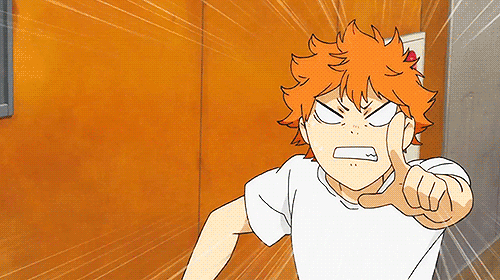 aki00113:  HINATA IMITATING KAGEYAMA  (´∀｀)♡ THESE TWO SHOULD HURRY UP AND GET MARRIED ALREADY. 
