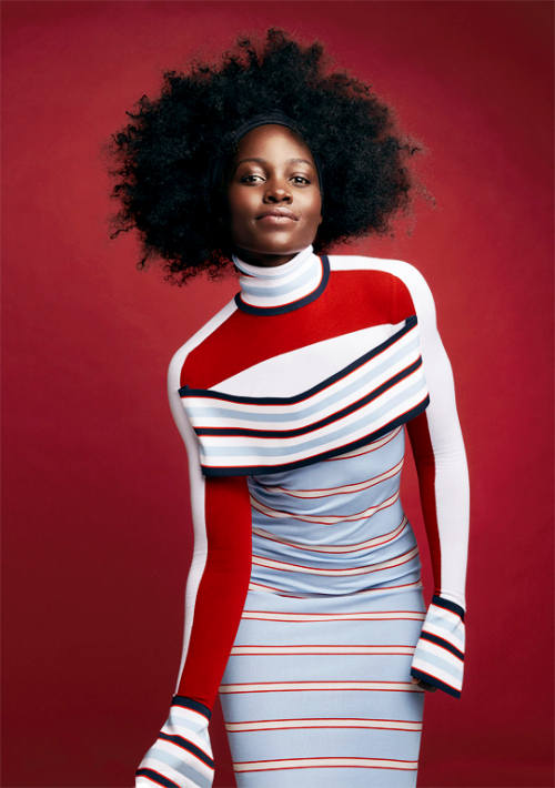 adamsdriver:Lupita Nyong'o photographed by Patrick Demarchelier for Allure Magazine, March 2018