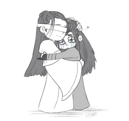 silvysartfulness:@veliseraptor sternly told me Xue Yang needed hugs after the mean kicked-by-Song-La