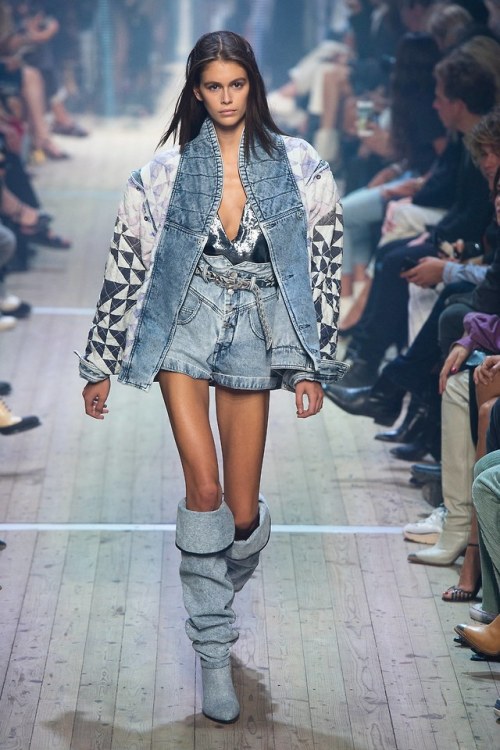 poisonedsequin:kaia gerber || isabel marant ss19 rtw