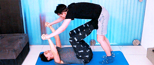 scifiphan:  couples yoga