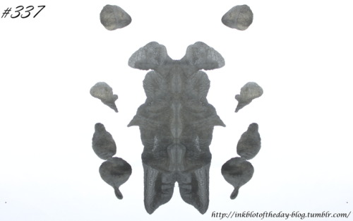 Inkblot #337 (Yesterday’s Post)Instructions: Tell me what you see.Apology: This week has been the us