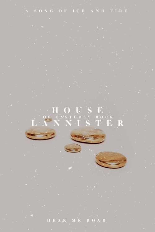 jediknightrey:♛ A Song of Ice and Fire | House Lannister