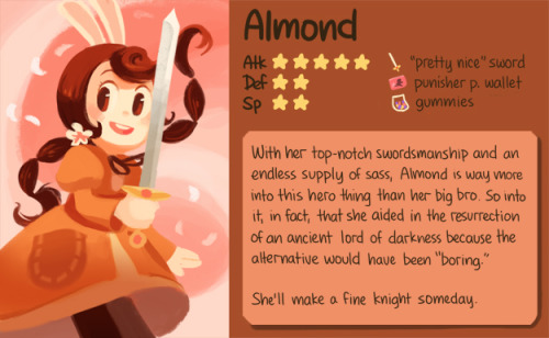 gigidigi:Updated character profiles for Cucumber Quest! I’m posting a new one every Tuesday.