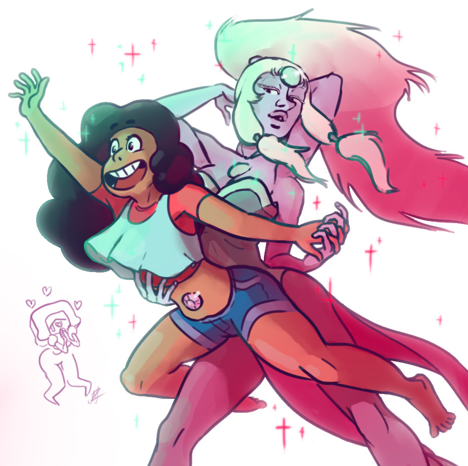 maria-ruta:  day 20:draw gem fusion!!!MY FAVOURITE BABIES!!!!!!!!!!!!  fusions~ &lt;