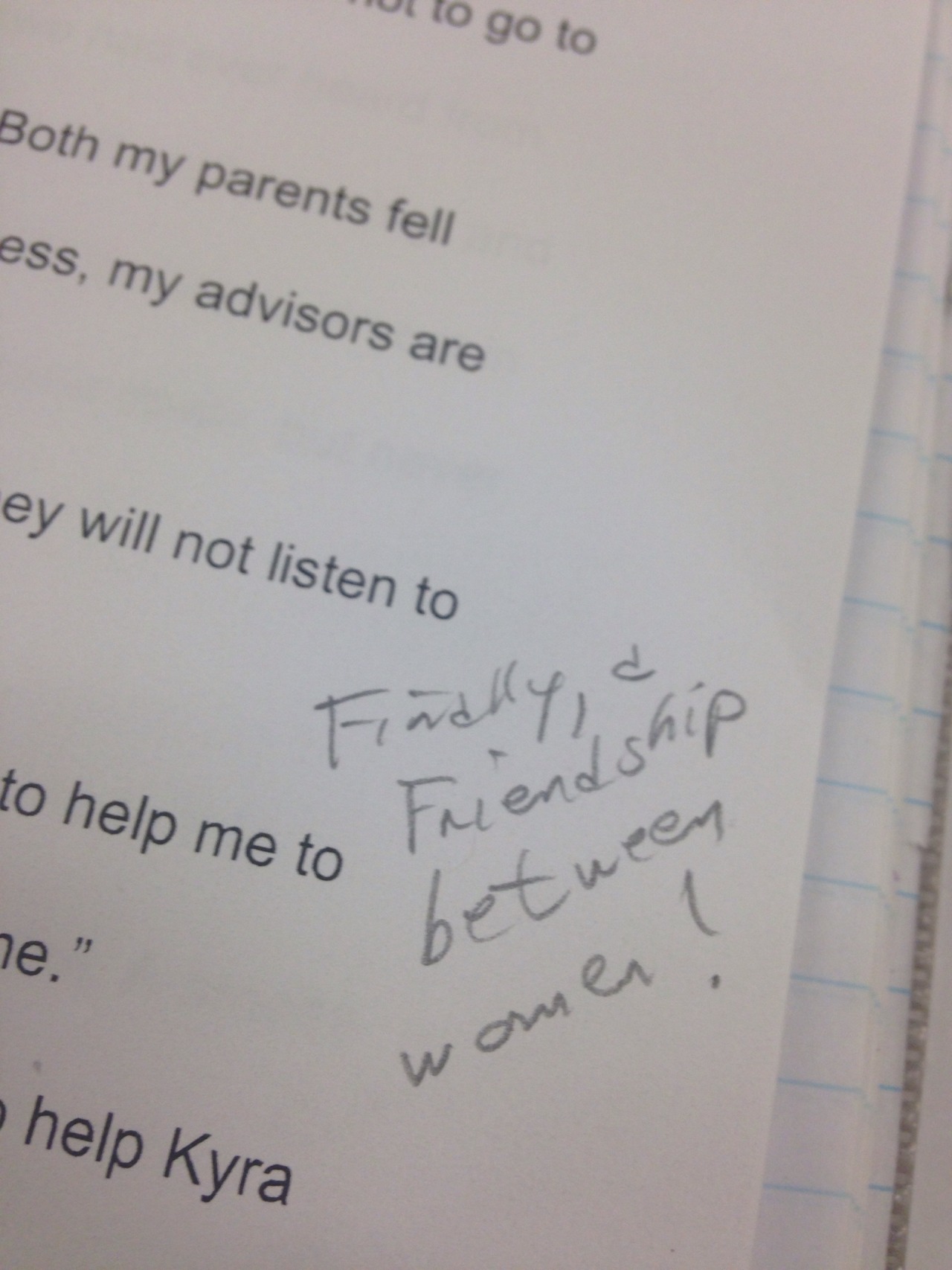 lesbianshepard:  lesbianshepard:  look at what my teacher wrote on my lesbian hero