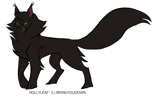 Hollyleaf! The book said Hollylead but I read horse 