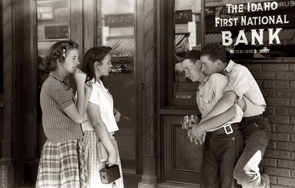 forties-fifties-sixties-love:  &ldquo;Boys and Girls&rdquo; Caldwell, Idaho