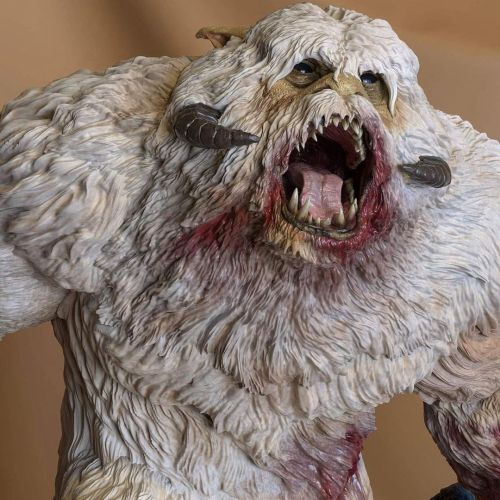 WAMPA.  I sculpted this Star Wars creature in ZBrush. The file was used to create a limited run of l
