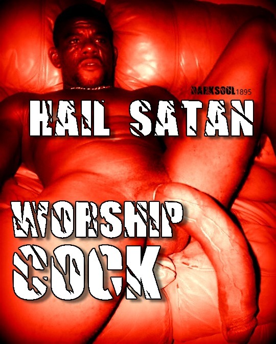 satansguard: darksoul1895: cum follow me to Satan ….      Masturbate in His name!