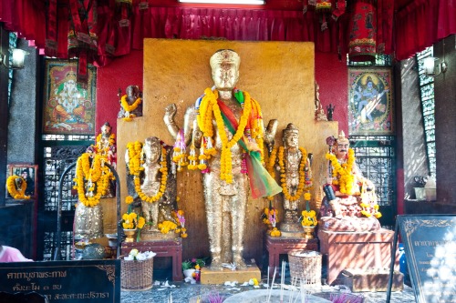 Phra Kan Shrine, a temple of Vishnu at Thailand