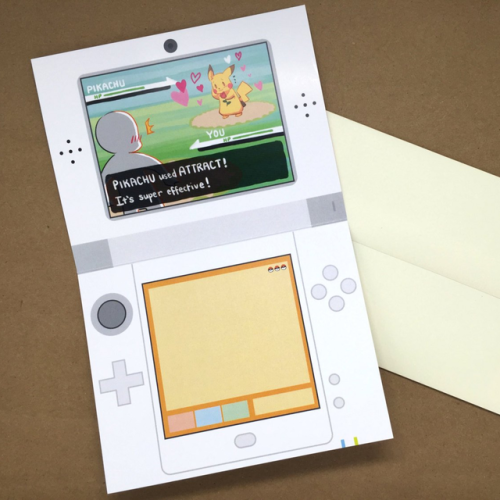 retrogamingblog - Nintendo 3DS Valentines made by Joy Kim