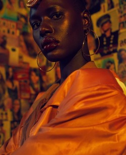 midnight-charm:  Ajak Deng photographed by