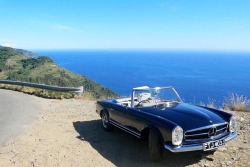 vintageclassiccars:  280 sl at Portofino.  Want