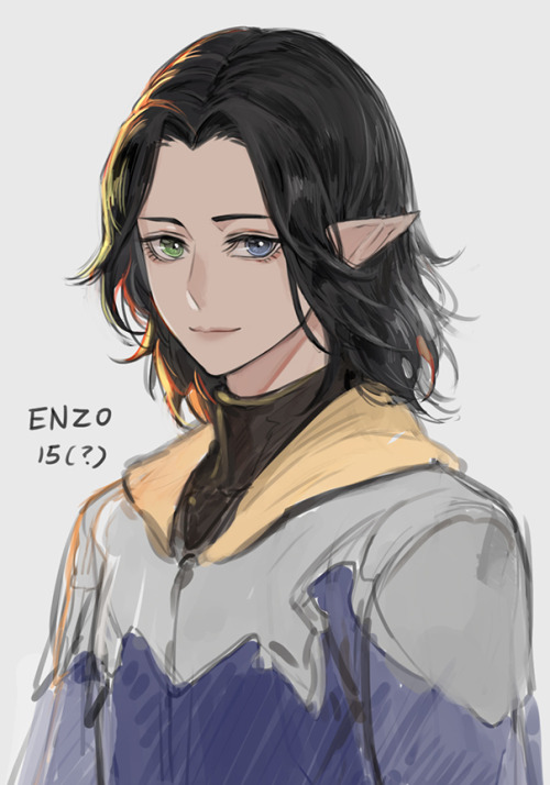 My elezen (his name is Enzo) is my life&hellip;To be a Healer main,this game really interesting 