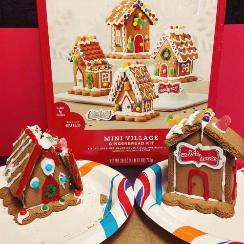 The Nonfiction Friends are keeping the #holiday cheer going by making their own #gingerbread houses!