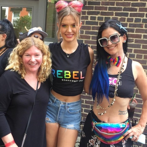 Josephine, Stacy & Zara at the NYC Pride March - June 24th, 2018.