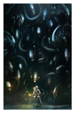 pixelated-nightmares:  Alien Mass by AndyFairhurst