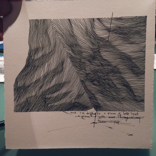 sevenknotwind: 2 more new small drawings available for purchase (7.5′’ x 7.5&p