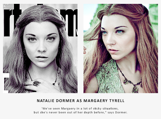 stormbornvalkyrie:    ‘Game of Thrones’ Exclusive EW Portraits 