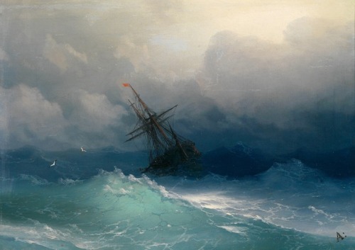 twentysplenty:Ivan Konstantinovich Aivazovsky | The unequivocal master of painting the ocean | 