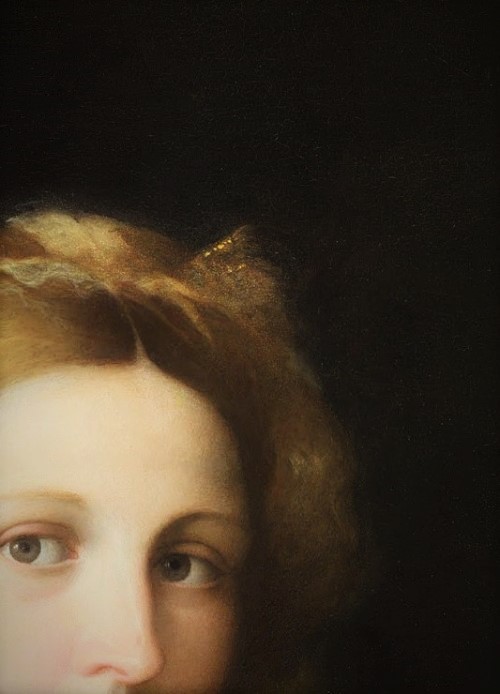 papillon-de-mai:Palma Vecchio —A Blonde Woman. detail. circa 1520