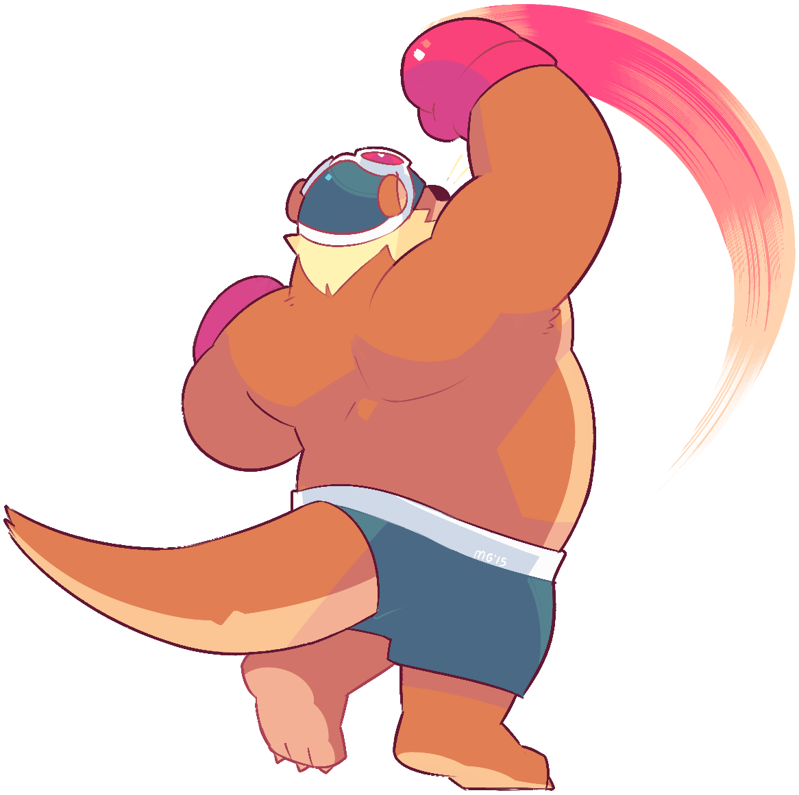 greenendorf:  A currently unnamed boxing otter. Not 100% sure on the colour scheme