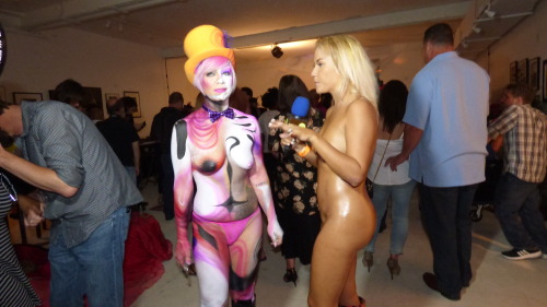 jennyscordamaglia:    Day 2 of #artundressed 2017 #Miami Nude art festival - Jenny Scordamaglia Miami TV Live show  