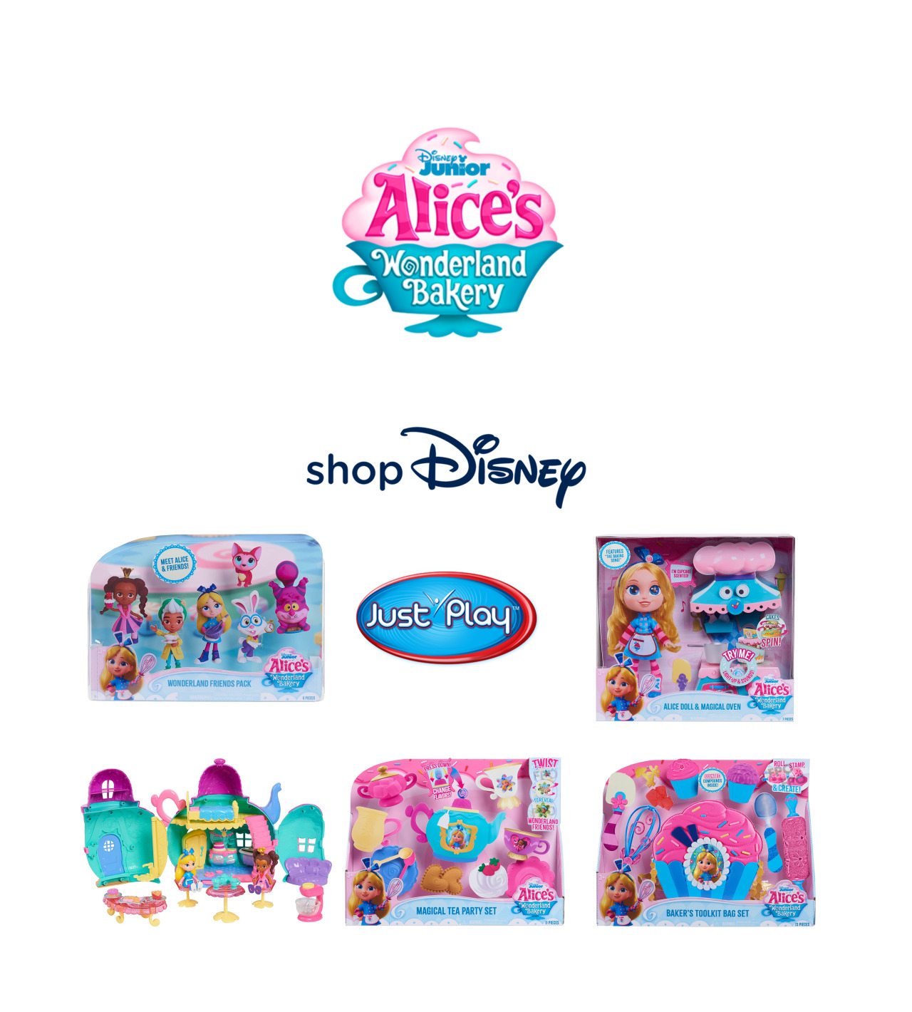 Alice's Wonderland Bakery dolls and toys from Just Play 