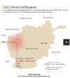 2023 Herat earthquakes
Two earthquakes, both with magnitudes of 6.3, struck Afghanistan, on 7 October 2023. The first one struck at 11:11 AFT followed by the second one 31 minutes later.
by Maps_interlude