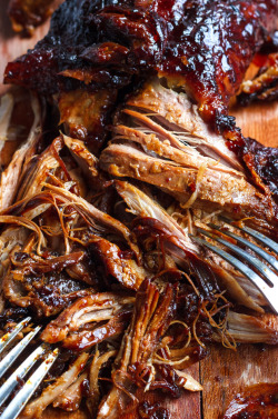 verticalfood:  Slow Cooked Turkey Leg with Honey Glaze &amp; Garlic