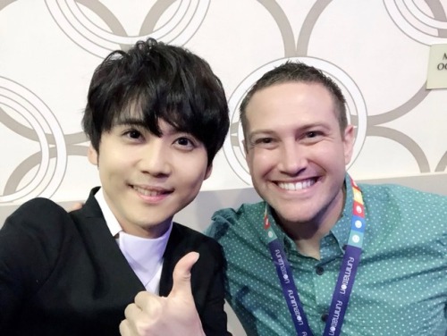 snknews: Kaji Yuuki (Eren/Original Japanese Dub) and Bryce Papenbrook (Eren/English Dub) at Ani