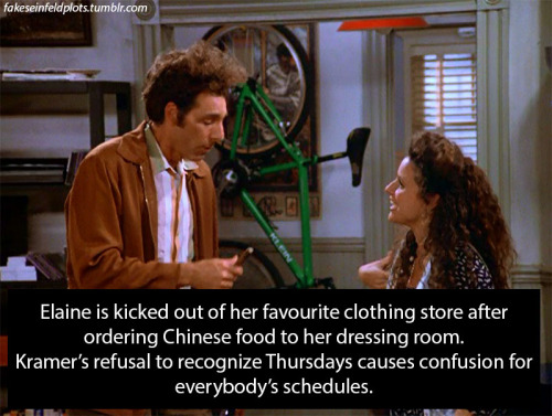 fakeseinfeldplots: S14E15 - The Dressing Room