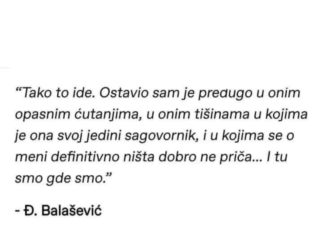 Ljubavni citati balašević Najlepši citati: