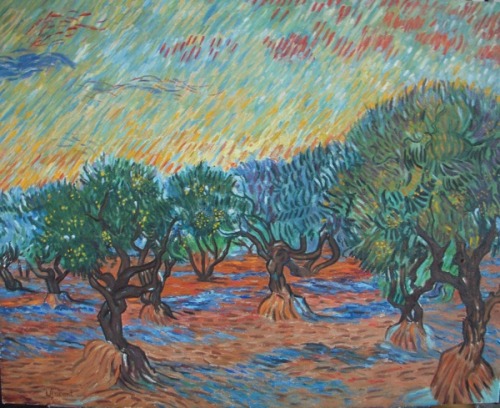 Various Olive Groves Vincent VanGogh (Public Domain)