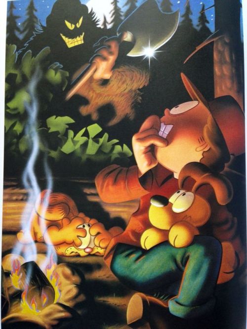 ebaygarf:Garfield’s Scary Tales by Jim Davis and Jim Kraft