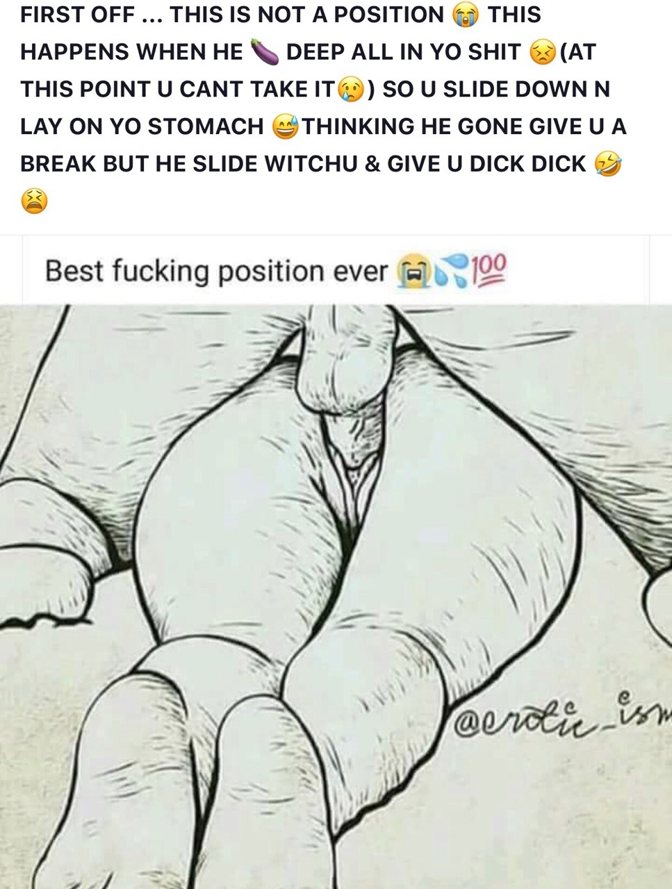 itsdestinyfyi:  mmhmm-cream513: Aye she know something lol. Then you gotta apologize