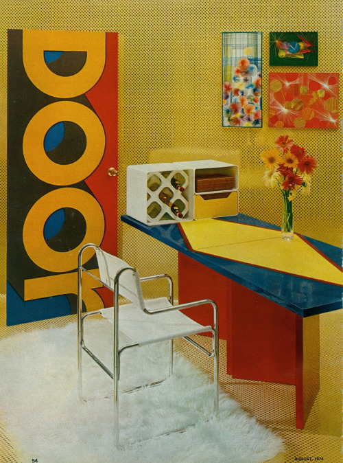 superseventies: 1974 interior design.