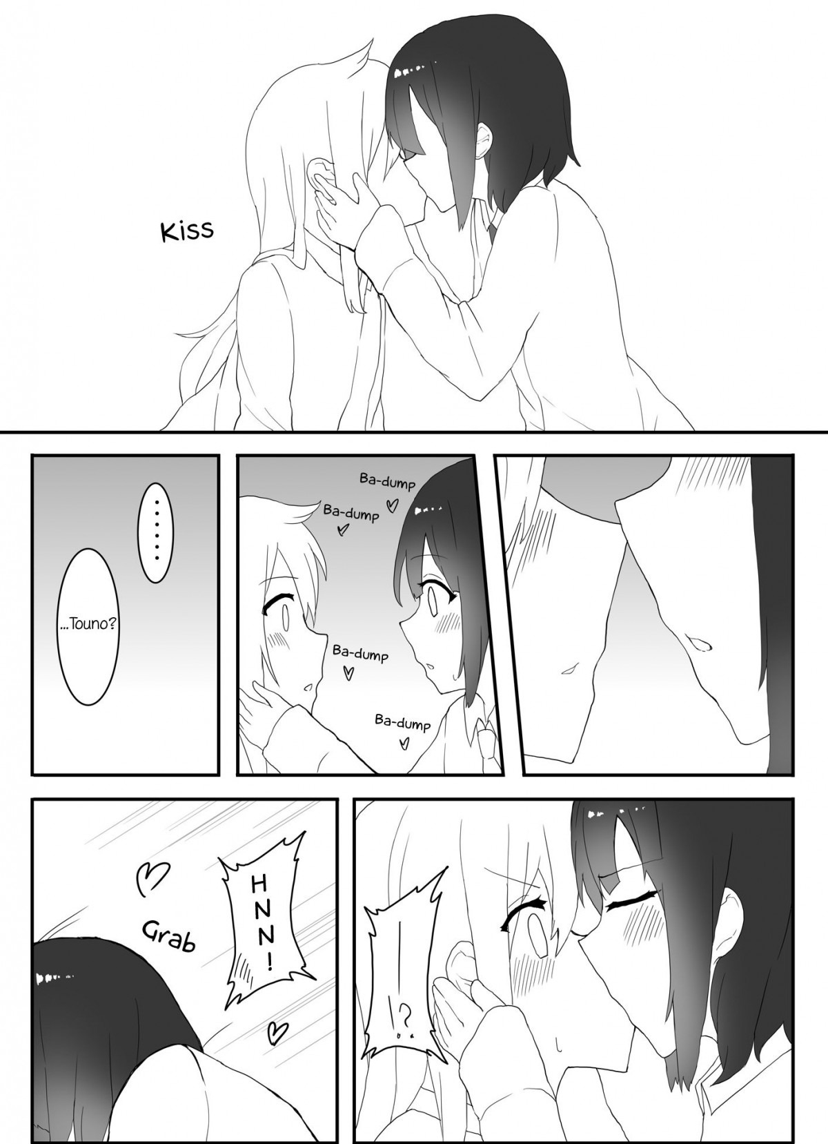 Manga yuri kiss