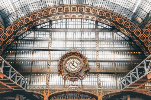 Musée d'Orsay Clock in The Main Hall designed by Victor LalouxParis | Sculpture