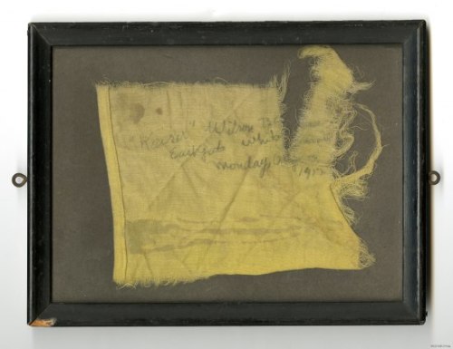 This small scrap of cloth tells a much larger story of suffrage history.This week in 1917, the Natio