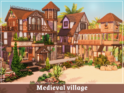 Medieval Village (NO CC) A Medieval inspired village that works off the grid. The main building is a