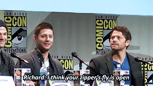 deanxbean:  Jensen totally needed to check that out