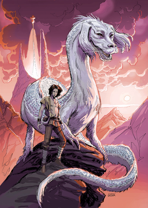 ATREYU & FALKOR Concept Art For THE NEVERENDING STORY Comic Series That Exists Only In My Mind… Oh