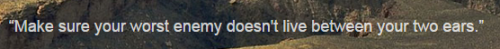 bisassual:I have a Chrome extension that offers me a motivational quote every time I open a new tab.