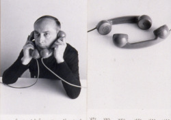 aovc:  Vincenzo Agnetti, Autotelefonata (1972)