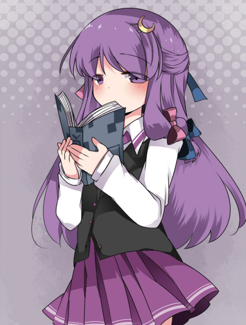 patchouli knowledge (touhou) drawn by hammer porn pictures