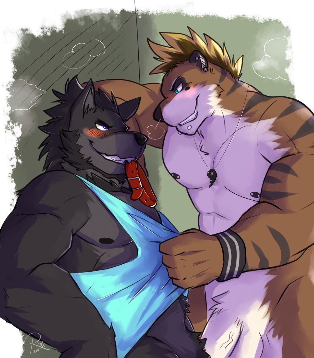 chrispywolf:  *tug tug* Artist - ralefov 